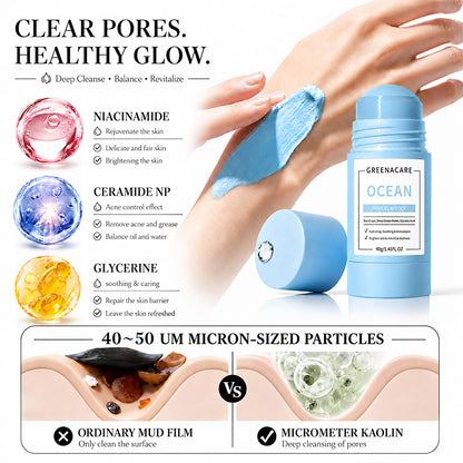 💥Hot Sale🍓Greenacare® 2026 Next-Gen Anti Pores & Acne Clay Mask Stick