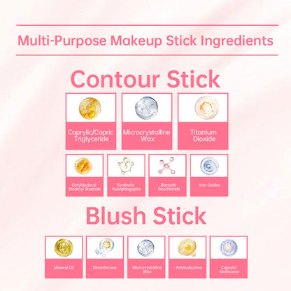 🔥Hot Sale🔥4-in-1 Contour & Blush Stick